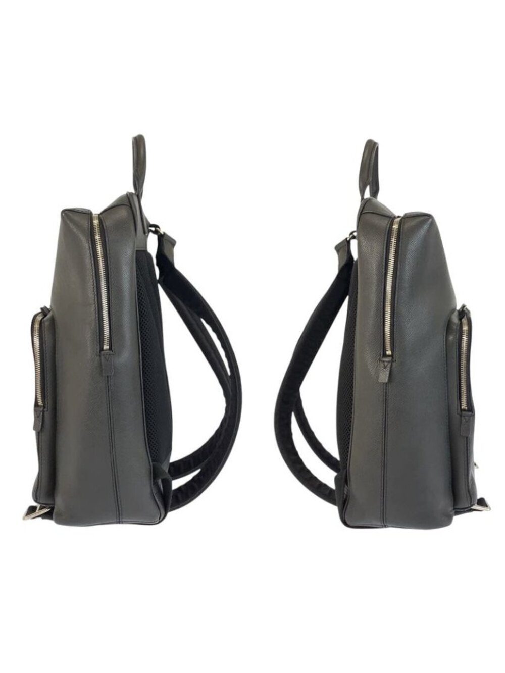 Louis Vuitton Taiga Grigori Ardoise Black Silver Backpack - Picture 7 of 9